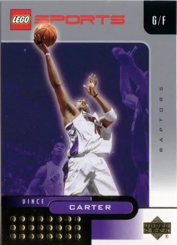 Vince Carter, Toronto Raptors #15 (Gold Leaf)