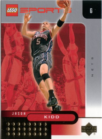 Jason Kidd, New Jersey Nets #5 (Gold Leaf)