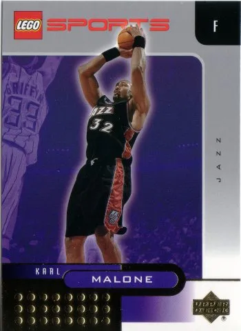 Karl Malone, Utah Jazz #32 (Gold Leaf)