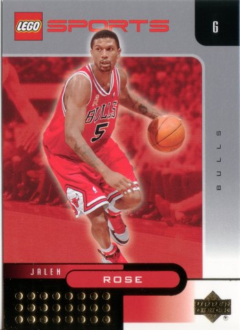 Jalen Rose, Chicago Bulls #5 (Gold Leaf)