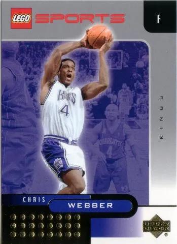 Chris Webber, Sacramento Kings #4 (Gold Leaf)
