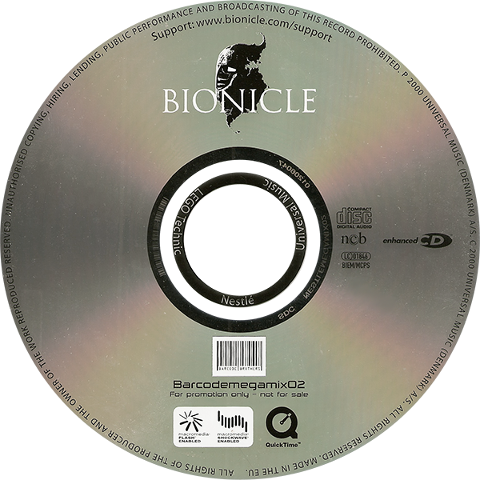 BIONICLE Promotional Nesquik CD-ROM (Barcodemegamix02)