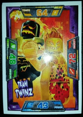 NEXO KNIGHTS Trading Card Game (German) Series 1 - # 93 Team Twinz