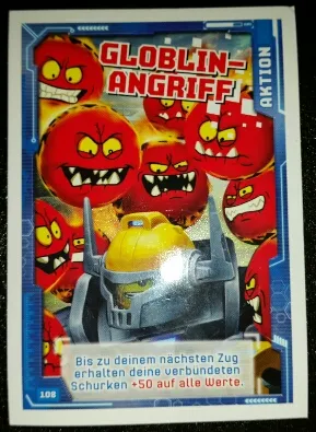 NEXO KNIGHTS Trading Card Game (German) Series 1 - # 108 Globlin-Angriff
