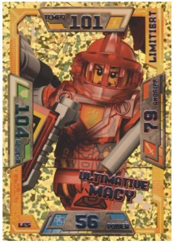 NEXO KNIGHTS Trading Card Game (German) Series 1 - # LE5 Ultimative Macy