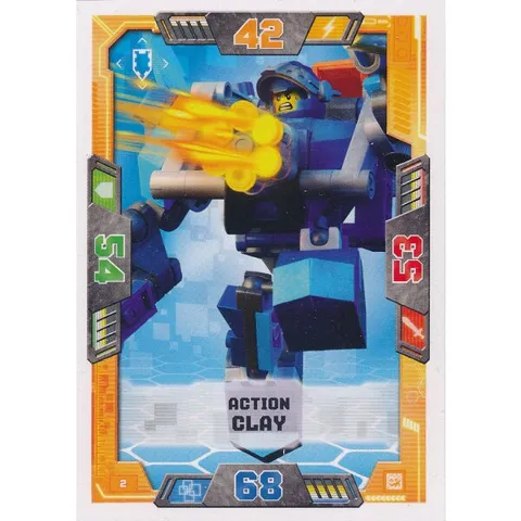 NEXO KNIGHTS Trading Card Game (German) Series 2 - # 2 Action Clay