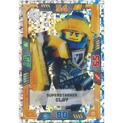 NEXO KNIGHTS Trading Card Game (German) Series 2 - # 3 Superstarker Clay