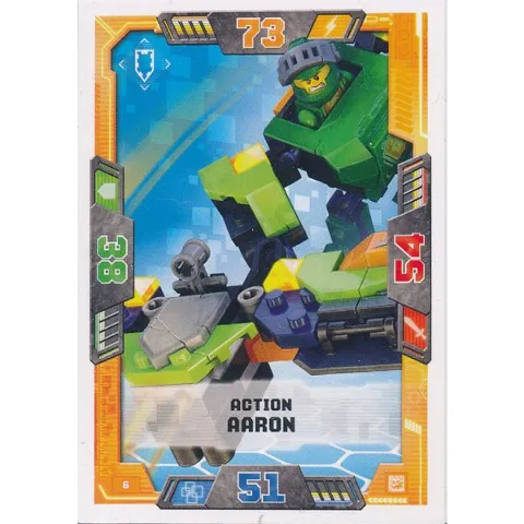 NEXO KNIGHTS Trading Card Game (German) Series 2 - # 6 Action Aaron