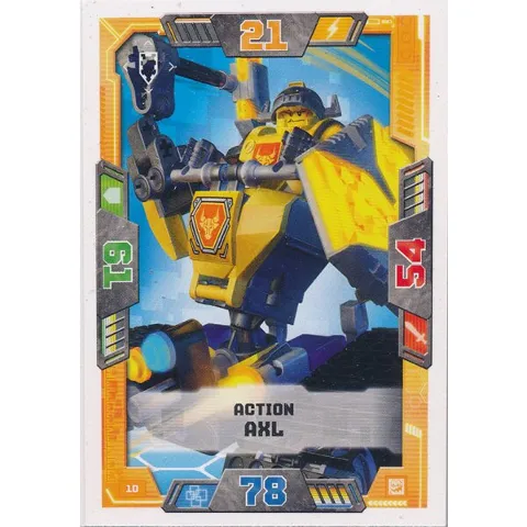NEXO KNIGHTS Trading Card Game (German) Series 2 - # 10 Action Axl