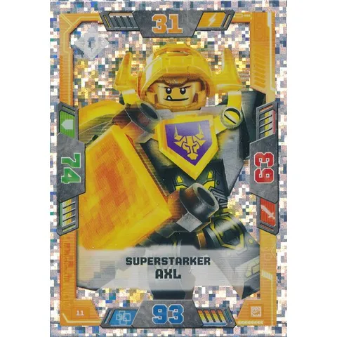 NEXO KNIGHTS Trading Card Game (German) Series 2 - # 11 Superstarker Axl