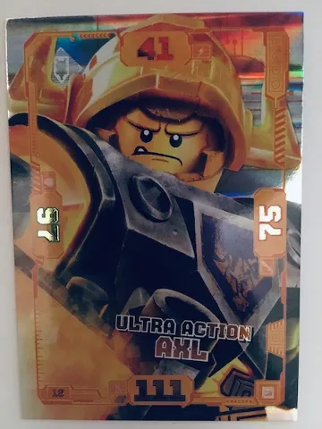 NEXO KNIGHTS Trading Card Game (German) Series 2 - # 12 Ultra Action Axl