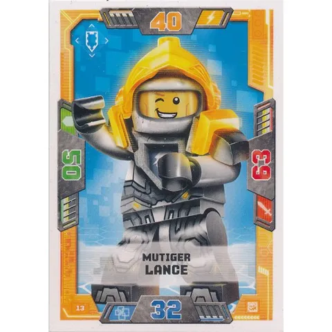 NEXO KNIGHTS Trading Card Game (German) Series 2 - # 13 Mutiger Lance