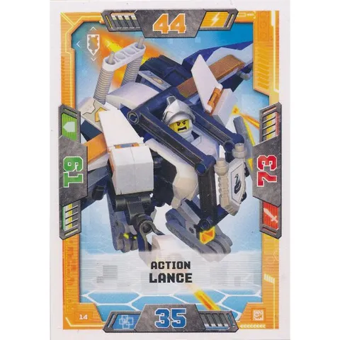 NEXO KNIGHTS Trading Card Game (German) Series 2 - # 14 Action Lance