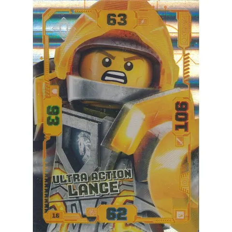NEXO KNIGHTS Trading Card Game (German) Series 2 - # 16 Ultra Action Lance