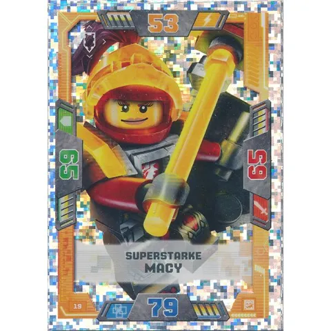 NEXO KNIGHTS Trading Card Game (German) Series 2 - # 19 Superstarke Macy