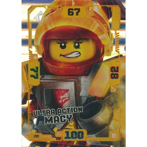 NEXO KNIGHTS Trading Card Game (German) Series 2 - # 20 Ultra Action Macy