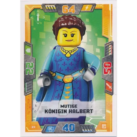 NEXO KNIGHTS Trading Card Game (German) Series 2 - # 23 Mutige Königin Halbert