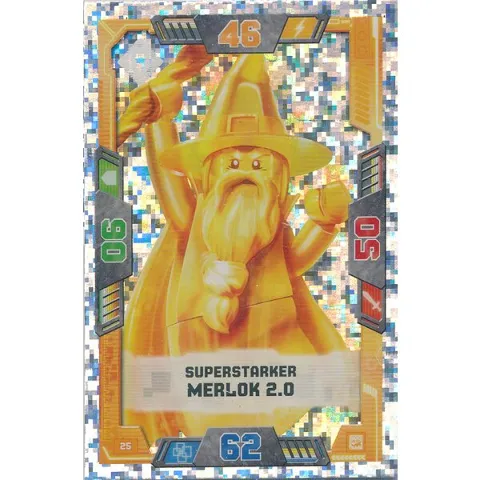 NEXO KNIGHTS Trading Card Game (German) Series 2 - # 25 Superstarker Merlok 2.0