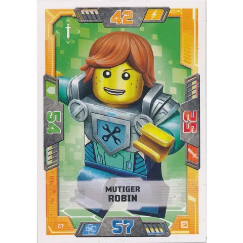 NEXO KNIGHTS Trading Card Game (German) Series 2 - # 27 Mutiger Robin