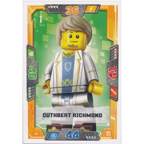 NEXO KNIGHTS Trading Card Game (German) Series 2 - # 31 Cuthbert Richmond