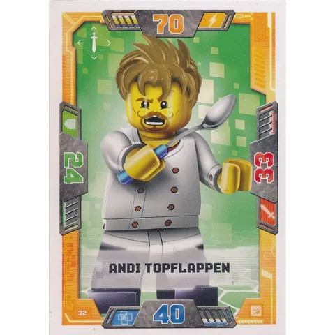 NEXO KNIGHTS Trading Card Game (German) Series 2 - # 32 Andi Topflappen