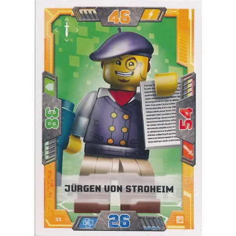NEXO KNIGHTS Trading Card Game (German) Series 2 - # 33 Jürgen von Stroheim