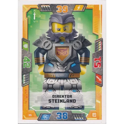 NEXO KNIGHTS Trading Card Game (German) Series 2 - # 35 Direktor Steinland