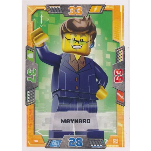 NEXO KNIGHTS Trading Card Game (German) Series 2 - # 36 Maynard