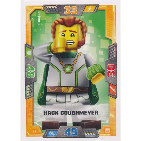 NEXO KNIGHTS Trading Card Game (German) Series 2 - # 37 Hack Coughmeyer