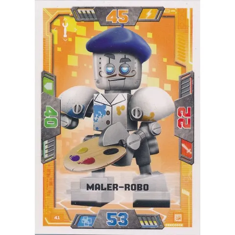 NEXO KNIGHTS Trading Card Game (German) Series 2 - # 41 Maler-Robo