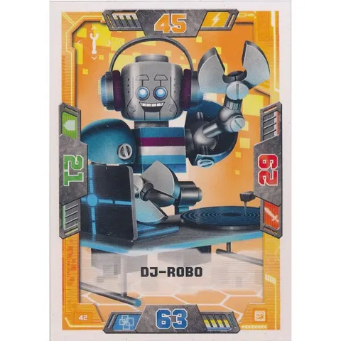 NEXO KNIGHTS Trading Card Game (German) Series 2 - # 42 DJ-Robo