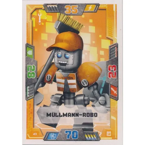 NEXO KNIGHTS Trading Card Game (German) Series 2 - # 43 Mülmann-Robo