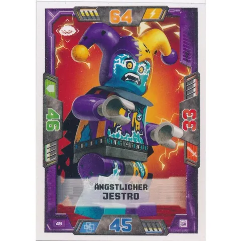 NEXO KNIGHTS Trading Card Game (German) Series 2 - # 49 Ängstlicher Jestro