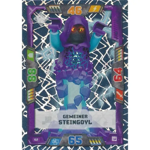 NEXO KNIGHTS Trading Card Game (German) Series 2 - # 62 Gemeiner Steingoyl