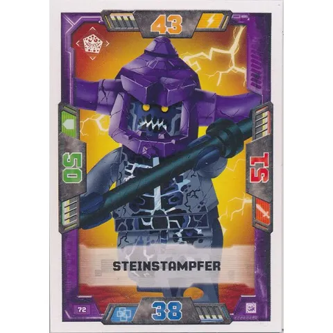 NEXO KNIGHTS Trading Card Game (German) Series 2 - # 72 Steinstampfer