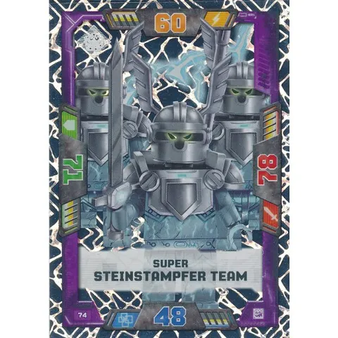 NEXO KNIGHTS Trading Card Game (German) Series 2 - # 74 Super Steinstampfer Team