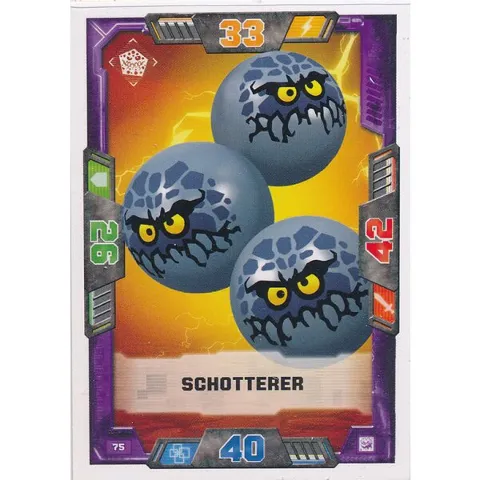 NEXO KNIGHTS Trading Card Game (German) Series 2 - # 75 Schotterer