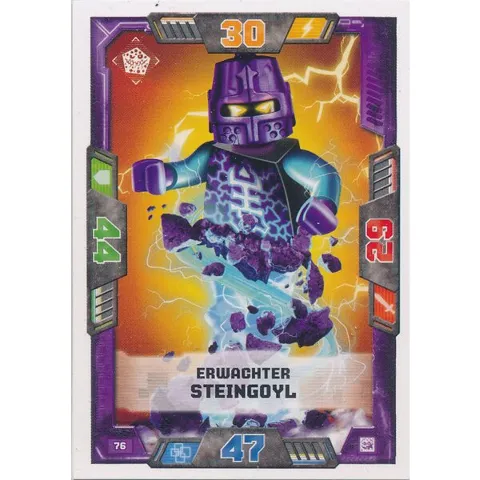 NEXO KNIGHTS Trading Card Game (German) Series 2 - # 76 Erwachter Steingoyl