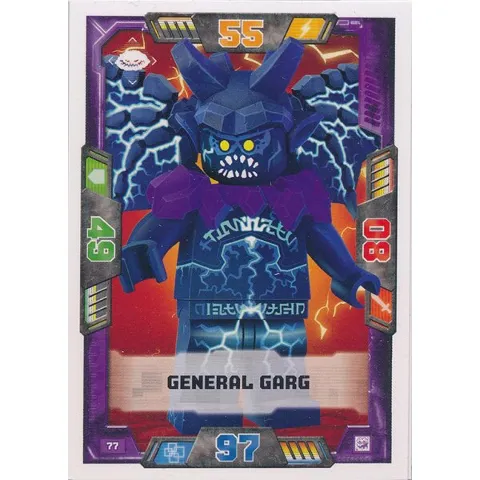 NEXO KNIGHTS Trading Card Game (German) Series 2 - # 77 General Garg