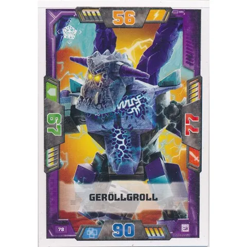 NEXO KNIGHTS Trading Card Game (German) Series 2 - # 78 Geröllgroll