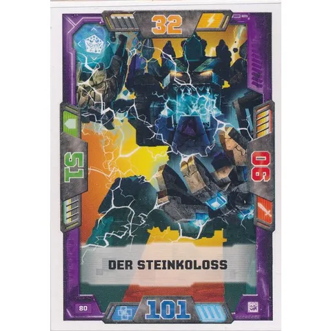NEXO KNIGHTS Trading Card Game (German) Series 2 - # 80 Der Steinkoloss