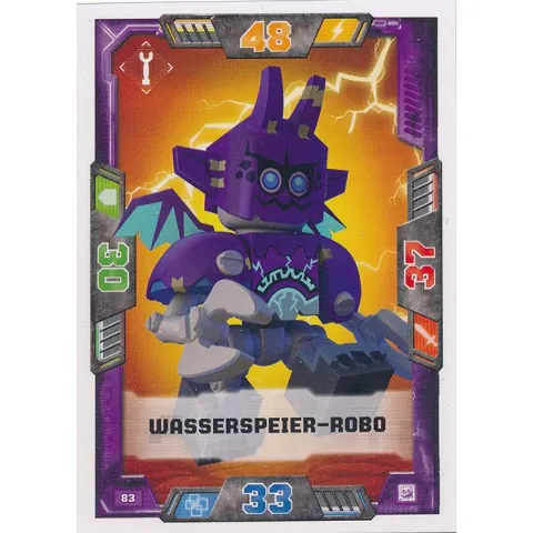 NEXO KNIGHTS Trading Card Game (German) Series 2 - # 83 Wasserspeier-Robo