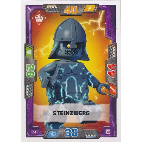 NEXO KNIGHTS Trading Card Game (German) Series 2 - # 84 Steinzwerg