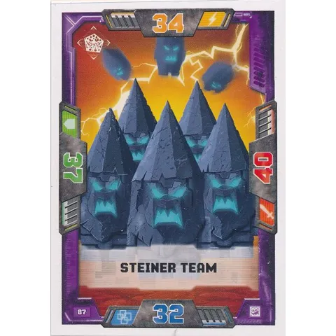 NEXO KNIGHTS Trading Card Game (German) Series 2 - # 87 Steiner Team