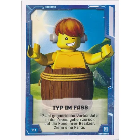 NEXO KNIGHTS Trading Card Game (German) Series 2 - # 111 Typ Im Fass