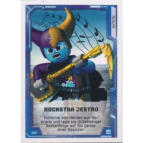 NEXO KNIGHTS Trading Card Game (German) Series 2 - # 112 Rockstar Jestro