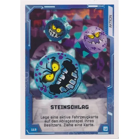 NEXO KNIGHTS Trading Card Game (German) Series 2 - # 113 Steinschlag
