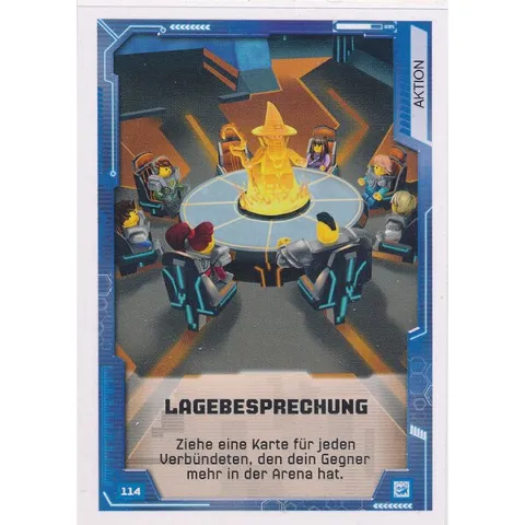 NEXO KNIGHTS Trading Card Game (German) Series 2 - # 114 Lagebesprechung