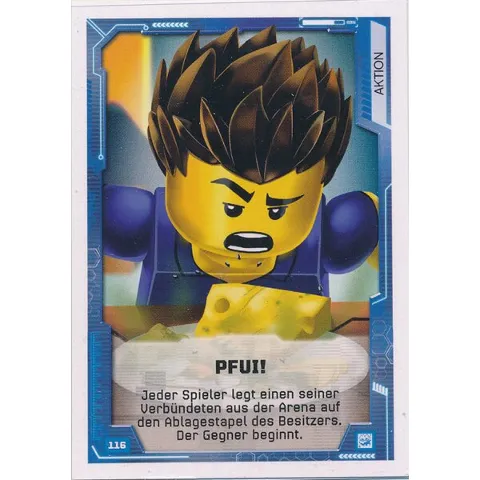 NEXO KNIGHTS Trading Card Game (German) Series 2 - # 116 Pfui!
