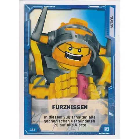 NEXO KNIGHTS Trading Card Game (German) Series 2 - # 117 Furzkissen